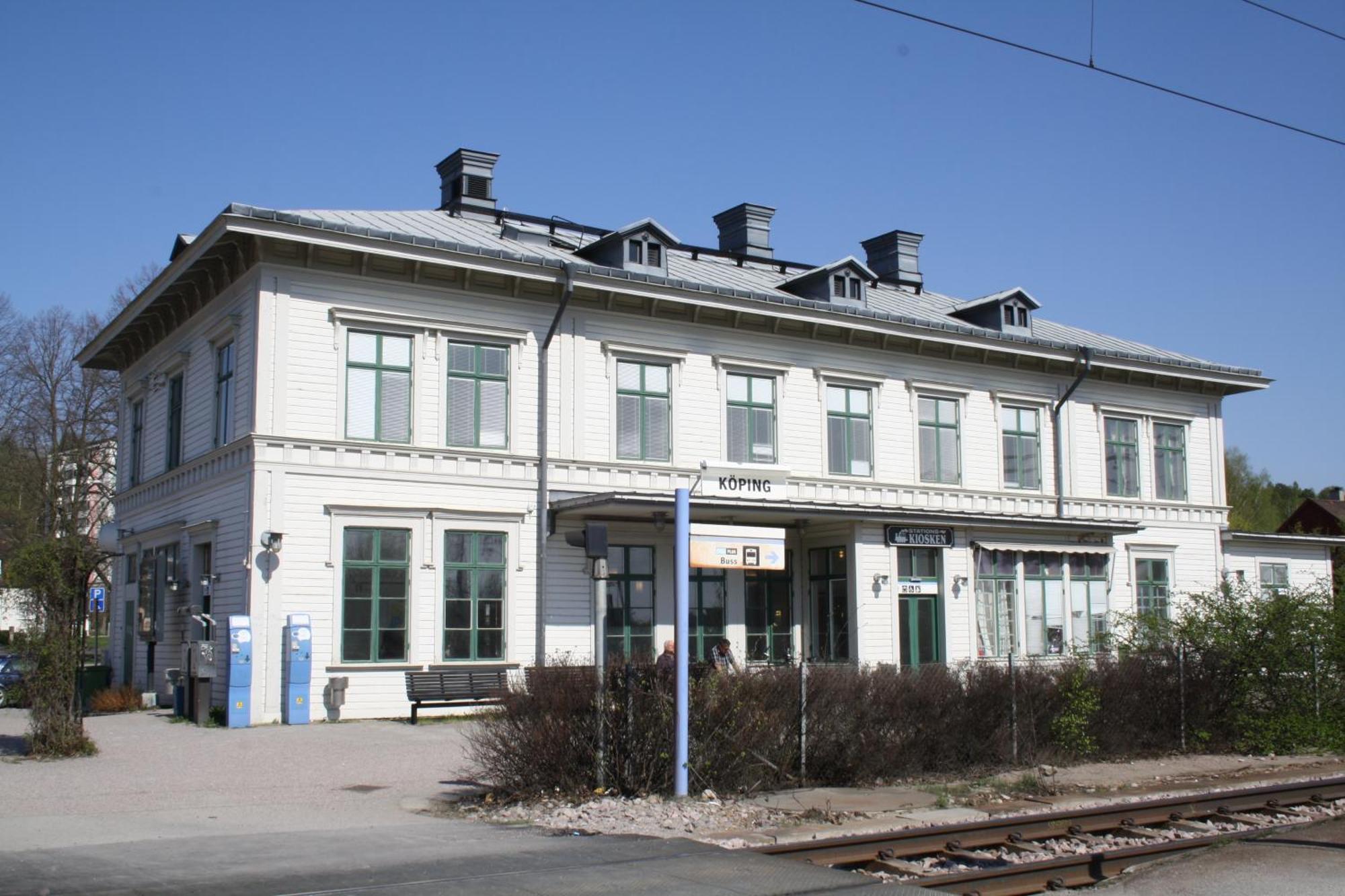 Stationshusets Hotell Och Cafe Köping Eksteriør billede